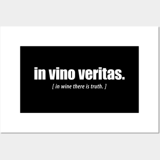 In wine there is truth - Typographic Design. Posters and Art